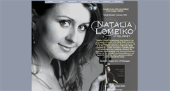 Desktop Screenshot of natalialomeiko.com