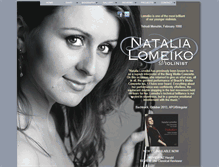 Tablet Screenshot of natalialomeiko.com